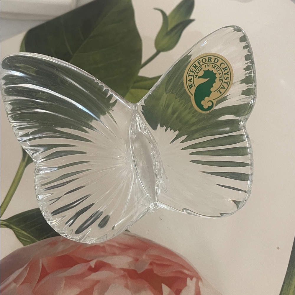 Waterford Crystal -  Frosted OR Clear Butterfly Figurine